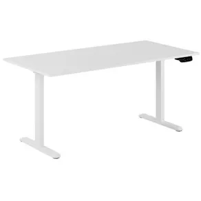 Skrivbord Ergo 2-motorigt 160x80cm vit