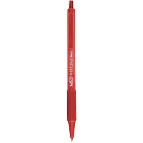 Druckkugelschreiber BIC SOFT Feel clic Grip, rot