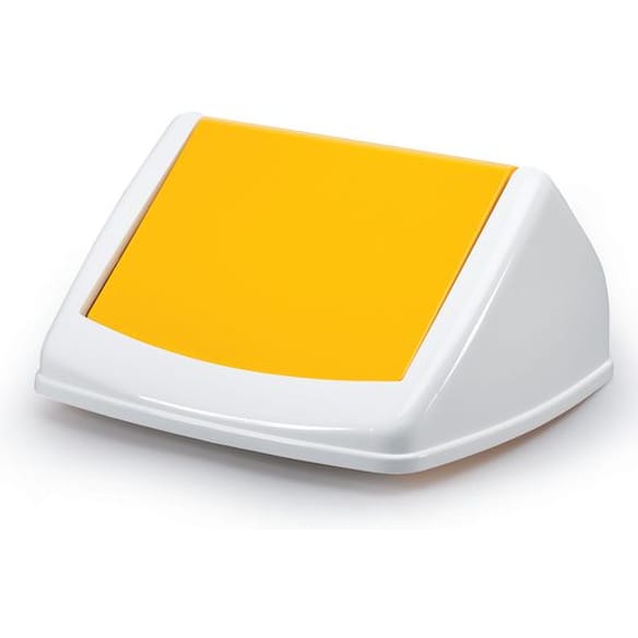 Vippelokk DURABIN 40L rektangulær gul