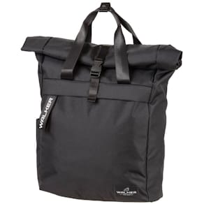 Rucksack Walker Roll Top, black melange