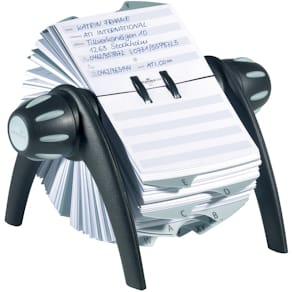 Rollkartei Durable TELINDEX Flip, schwarz
