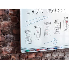 Whiteboardpenna EDDING 360 Svart, torksäker, konisk