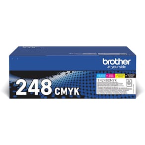 Toner Brother TN-248VAL, 1.000 pagina's, OEM, 4 kleuren
