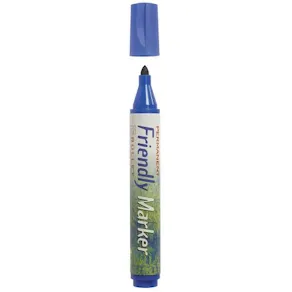 Märkpenna Friendly Marker Blå, konisk, 1mm