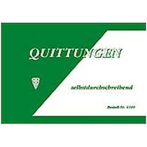 Quittungsblock PVP, A6, 2x40 Blatt, selbstdurchschreibend