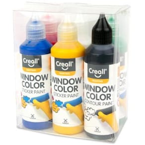 Fönsterfärg CREALL 6x80ml