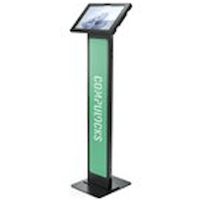 Compulocks Surface Pro 8-11 Apex Enclosure Brandable Floor Stand