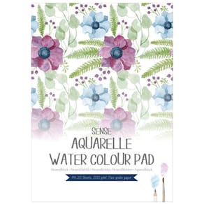 Akvarellblock pad A4 200g 20blad