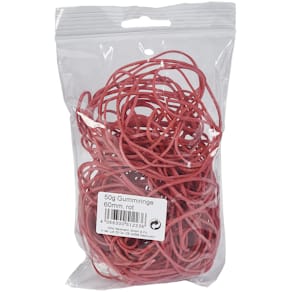 Gummiringe WIHEDÜ, 60 mm, rot, 50 g