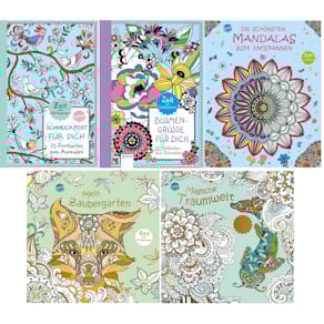 Malbuch ARENA Zeit zum Entspannen, 5-sortiert (Display)