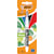 Balpen BIC 4 Colours Velours, medium, klassieke inktkleuren, op  
