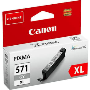 Bläckpatron CANON CLI-571XL grå