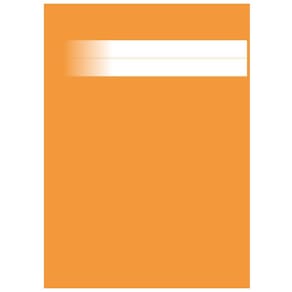 Skrivhäfte A4 olinjerat orange