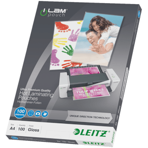 Laminat Leitz A4 UDT Klar, 100 mic, 100/fp
