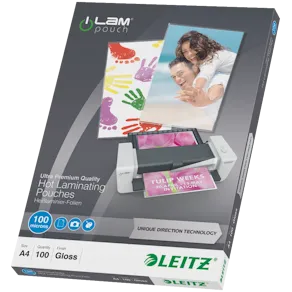 Laminat Leitz A4 UDT Klar, 100 mic, 100/fp