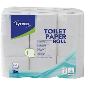 Toalettpapper LYRECO 30m 18/fp