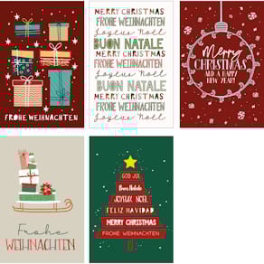 Weihnachtsanhänger SKORPION, 5 St., sortiert