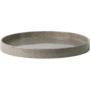 Ljusfat FESTIVE 25cm grå