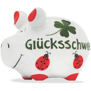 Spardose KCG Glücksschwein, Schwein, klein