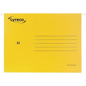 Hängmapp LYRECO premium A4 gul 25/fp