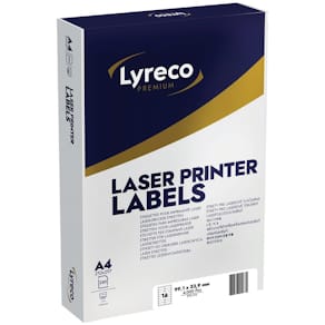 Etikett LYRECO 99,1x33,9mm 4000/fp