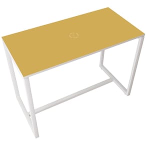 Stehtisch Paperflow EasyDesk, weiß/gelb