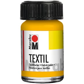 Textilfarbe Marabu Textil, mittelgelb, 15 ml