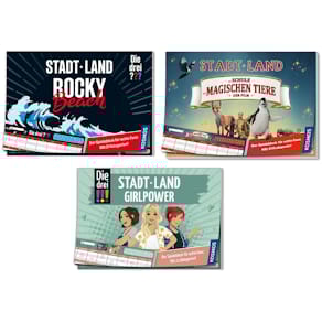 Spielblock KOSMOS Stadt-Land, sortiert, 50 Blatt, A4