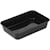 Plastbakke 500 ml PP sort, til mikroovn 175x120x35, 500 stk