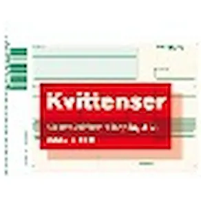 Blankett kvittens  A6L 2X50