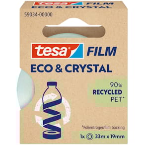 Klebefilm tesa Eco & Crystal, PET, kristallklar