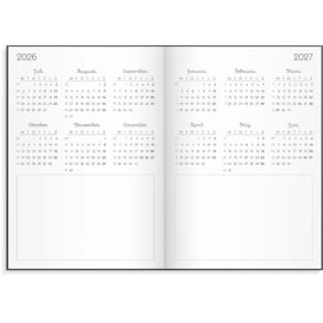 Burde Kalender Doodle inbunden 26/27