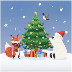 Servett Christmas 3-lags 33x33cm 20/fp