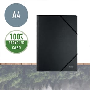 Elastikmappe Leitz Recycle sort A4, karton, 10 stk