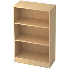 Regal HAMMERBACHER 6500, 3 OH, ahorn, 80 x 127 x 40 cm