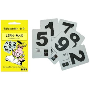 Zählkarten Koh-i-noor Lernfix, 0–9, sortiert