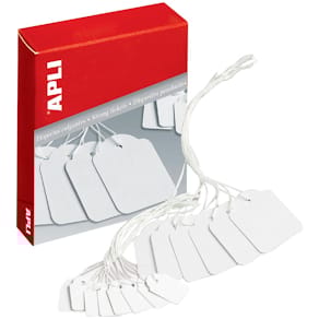Draadetiketten Apli ft 8 x 19 mm (381), doos van 1.000