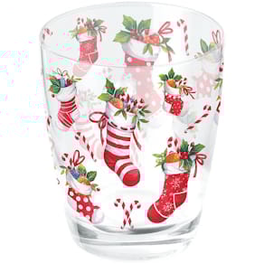 Wasserglas AMBIENTE Strümpfe, 0,25 l, Weihnachten