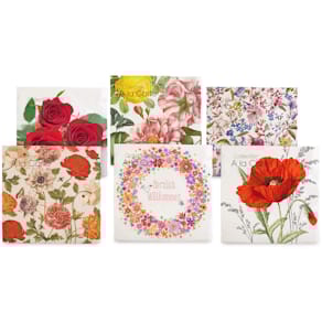 Motivserviette A LA CARTE Summer Flowers, 33 x 33 cm