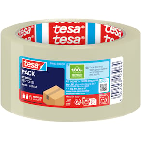 Packband tesa Eco & Strong, 50 mm x 66 m, transparent