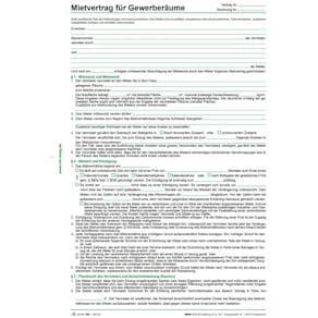 Mietvertrag RNK Gewerberaum, A4, 3 Blatt