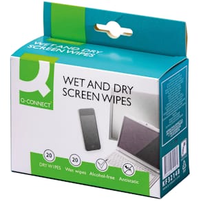 Reinigungstücher Q-CONNECT KF32148A, nass/trocken