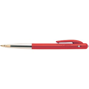 Balpen Bic M10 Clic, schrijfbreedte 0,4 mm, medium punt, rood