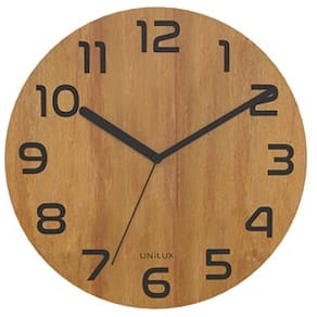 Väggur UNILUX Palma Ø30cm Bamboo