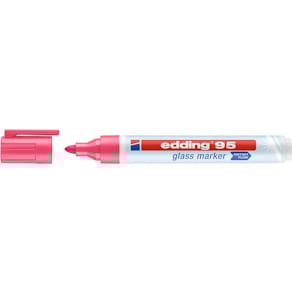 Märkpenna glastavla EDDING 95 rosa