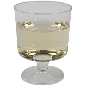 Drikkebæger Plast, 0.150 l, PS transparent, Sprøjtestøbt Hvidvin