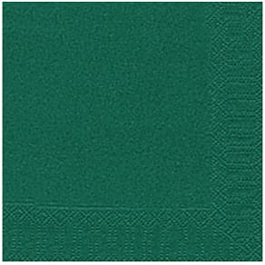 Serviette Duni Zelltuch, dunkelgrün, 20 Stück
