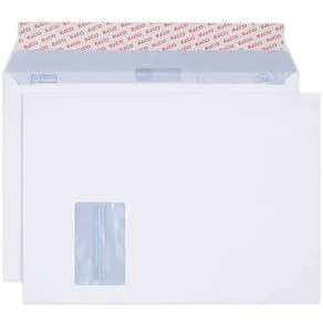 Briefhülle Elco Proclima C4, Fenster links, weiß, Box 250 Stück