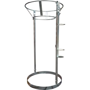 Affaldsstativ returplast grå, palle á 8 stk