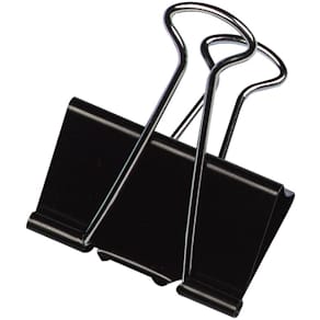 Foldbackklammer Q-CONNECT, 32 mm, 10 St., schwarz